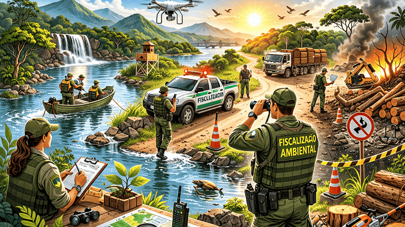 APOIO A AÇÕES DE FISCALIZAÇÃO AMBIENTAL